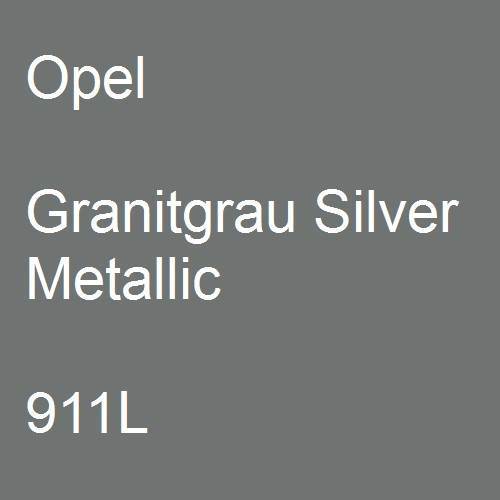 Opel, Granitgrau Silver Metallic, 911L.